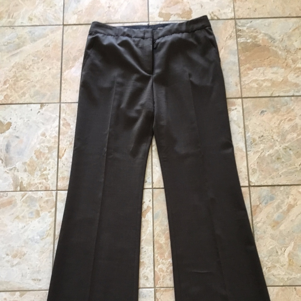 BCBG Size 10 Coffee Brown Classic Trousers